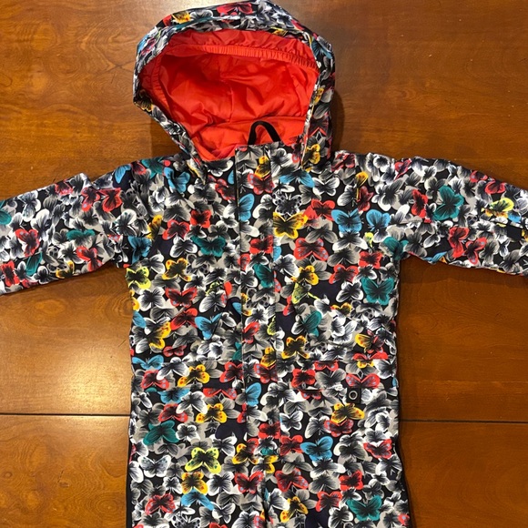Burton One Piece Butterfly Hooded Snowsuit 2T - EUC - Picture 5 of 16
